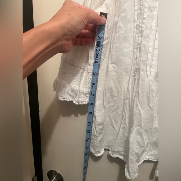 Sundance White Ruffled Blouse - Picture 5 of 6